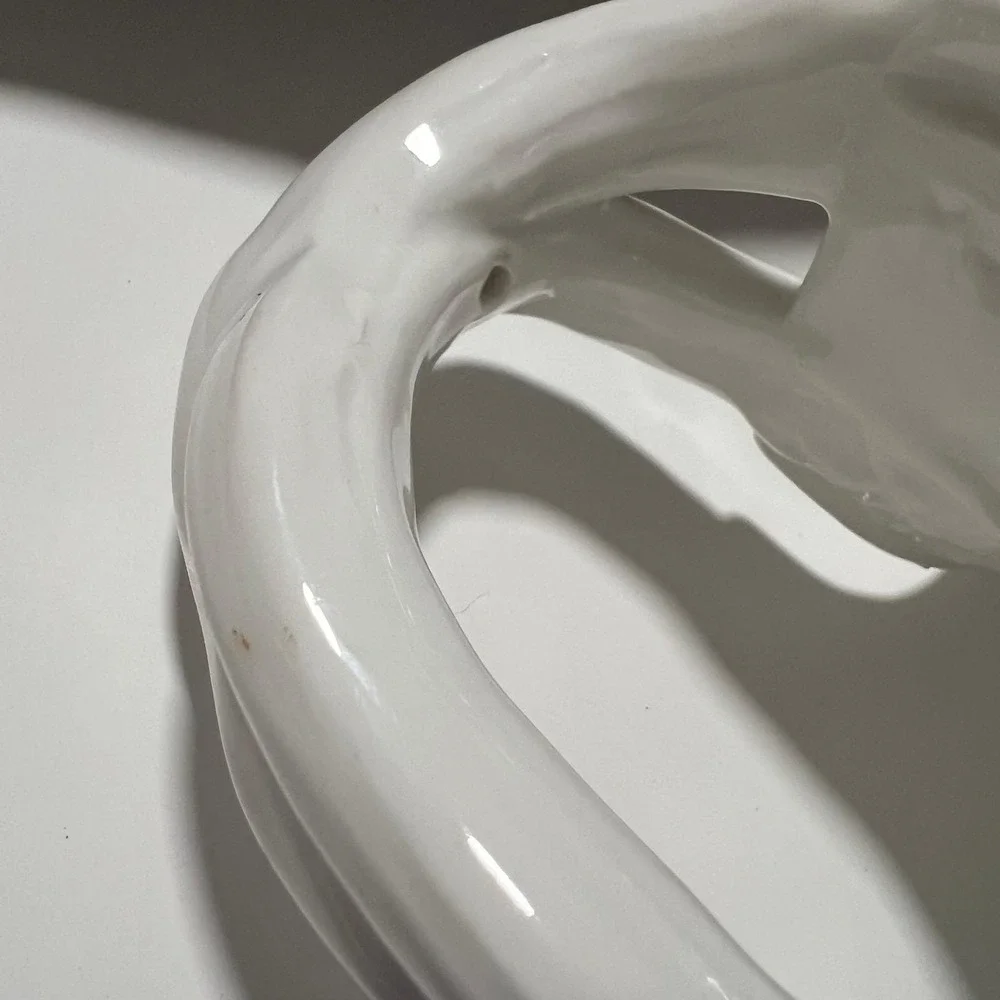 Vintage White Glass Cherub Pitcher Embossed Grape Vine Relief molded Victorian‎